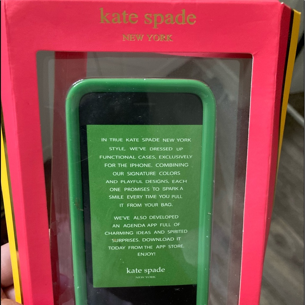 Kate spade green tennis iPhone 4 case hard shell